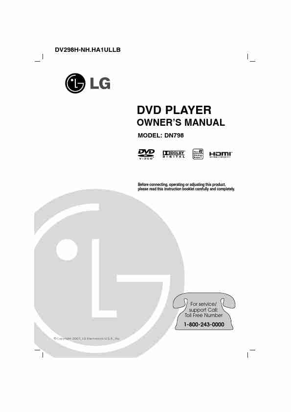 LG Electronics DVD Player DN798-page_pdf